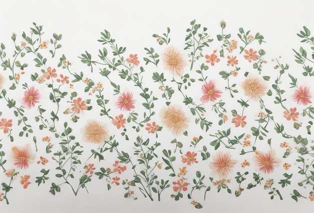 цветочный мотив вышивки